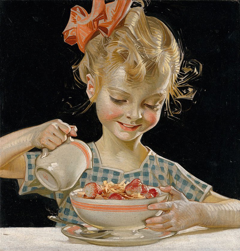 Illustration of Kellogs Girl
