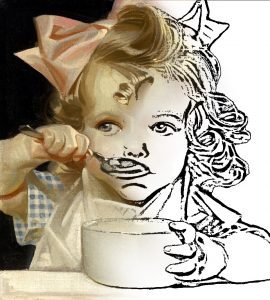 Coloring page from Haggin Collection